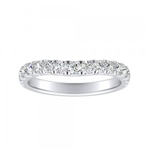Lab Grown Diamond Wedding Ring in 14K White Gold